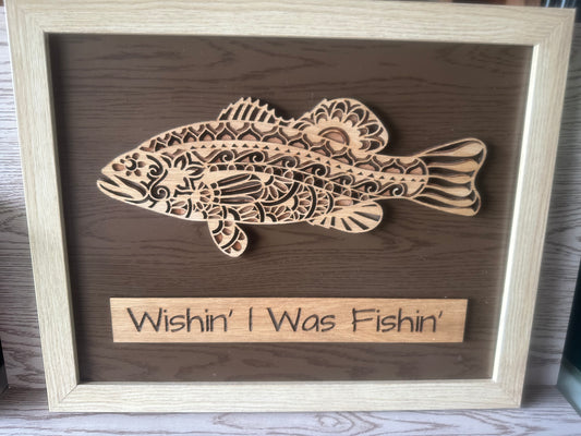 WIshin' I Was Fishin' Wall Art