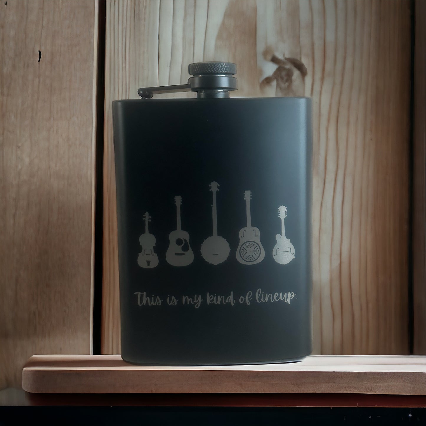 Bluegrass My Kind of Lineup Flask