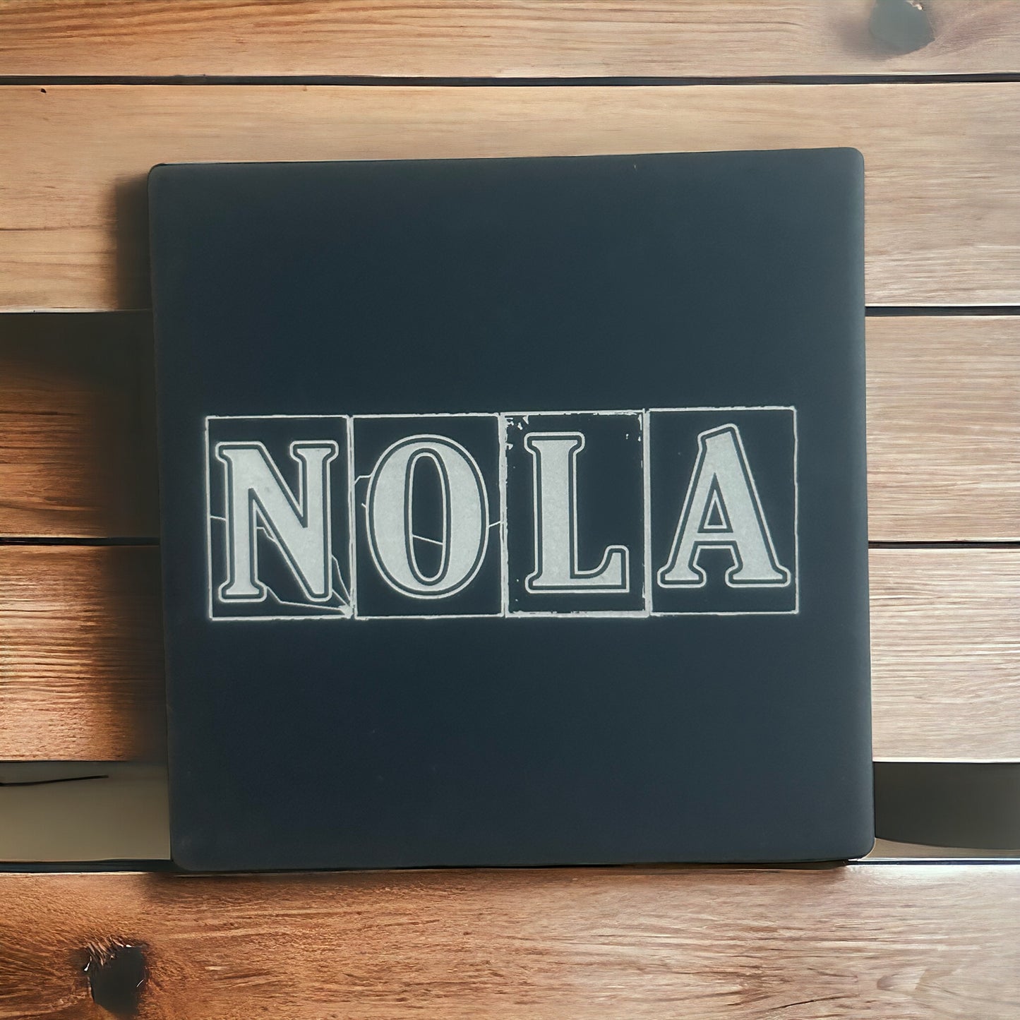 Black Ceramic New Orleans Themed Coasters (6 designs available)